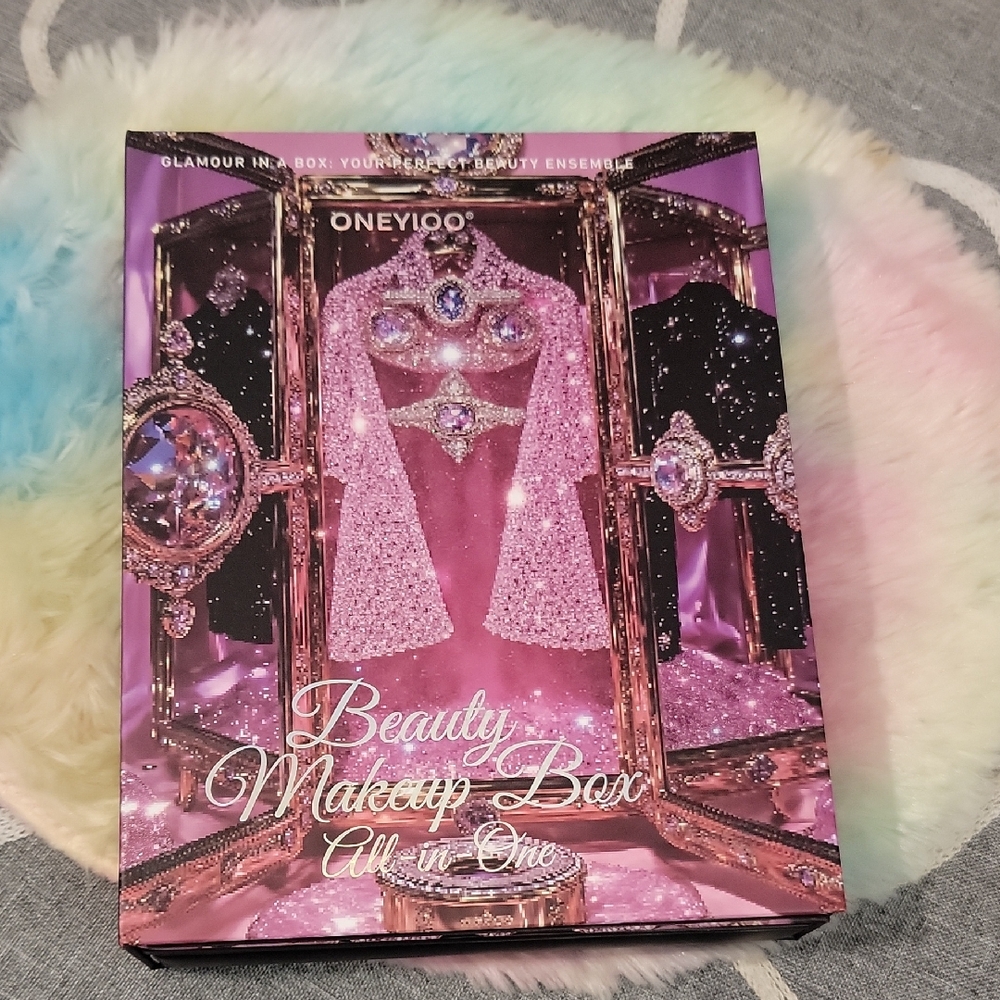Beauty Makeup Box All-in-One - Pink and Purple